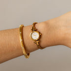 Vintage Jughans Swiss Rope Chain Gold Watch