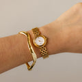 Vintage Kimijima Round Gold Watch