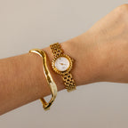 Vintage Kimijima Round Gold Watch