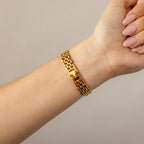 Vintage Kimijima Round Gold Watch