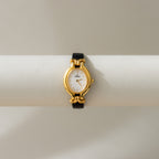 Vintage Fendi Swiss Oval Strap Gold Watch