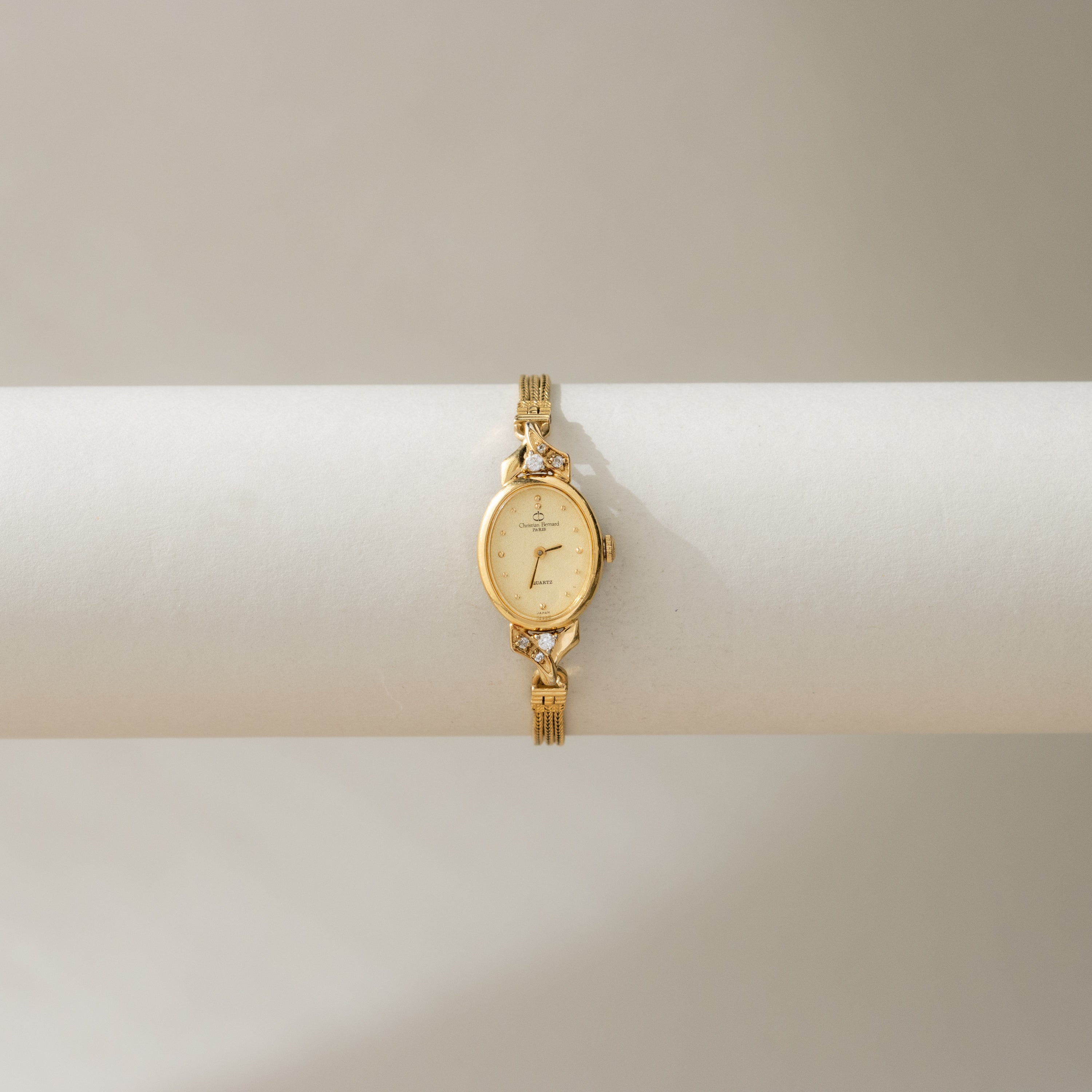 Vintage Christian Bernard Rope Gold Watch