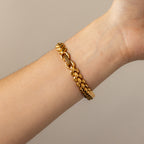 Vintage Sonia Rykiel Oval Gold Watch