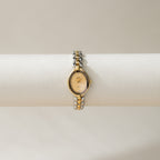 Vintage Rado Swiss Oval Two Tone Watch