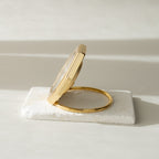 Vintage Seiko Octagonal Gold Desk Clock