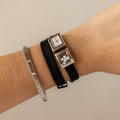 Vintage Mikimoto Square Silver Watch