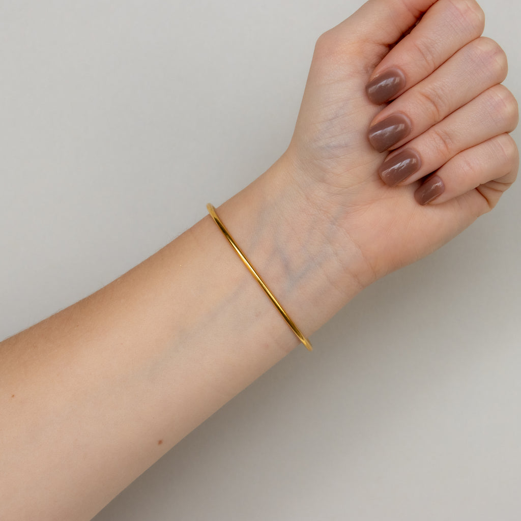 Vintage Christian Bernard Oval Cuff Gold Watch