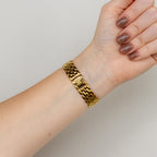 Vintage Pierre Balmain Swiss Filigree Gold Watch