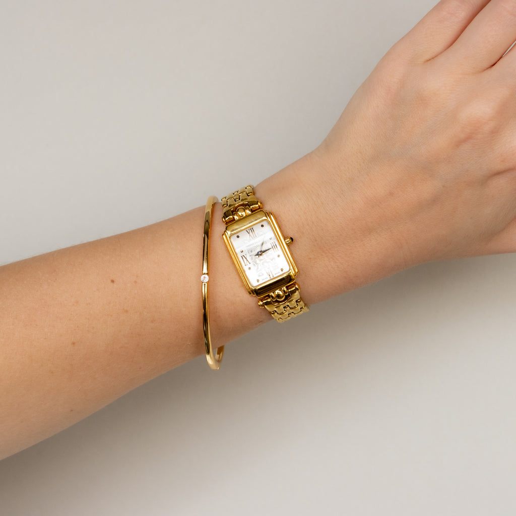 Vintage Pierre Balmain Swiss Filigree Gold Watch