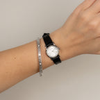 Vintage Burberry Swiss Checkered Silver Watch