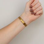 Vintage Citizen Square Mesh Gold Watch