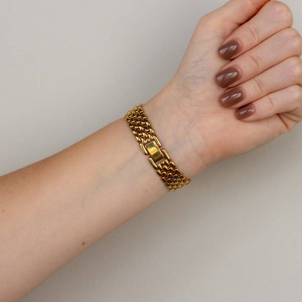 Vintage Citizen Midnight Square Gold Watch