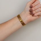 Vintage Citizen Midnight Square Gold Watch