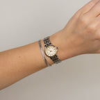 Vintage Seiko Bold Mariner Link Two Tone Watch