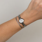 Vintage Charles Jourdan Swiss Link Silver Watch