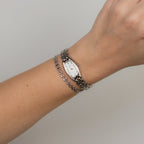 Vintage Citizen Opus Rectangular Silver Watch