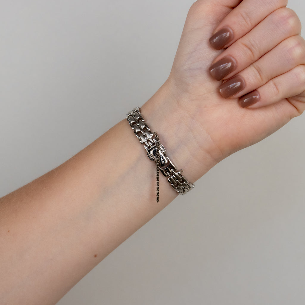 Vintage Citizen Opus Rectangular Silver Watch