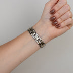 Vintage Seiko Bold Roman Two Tone Watch