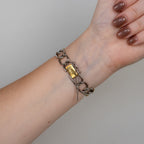 Vintage Sonia Rykiel Swiss Link Two Tone Watch