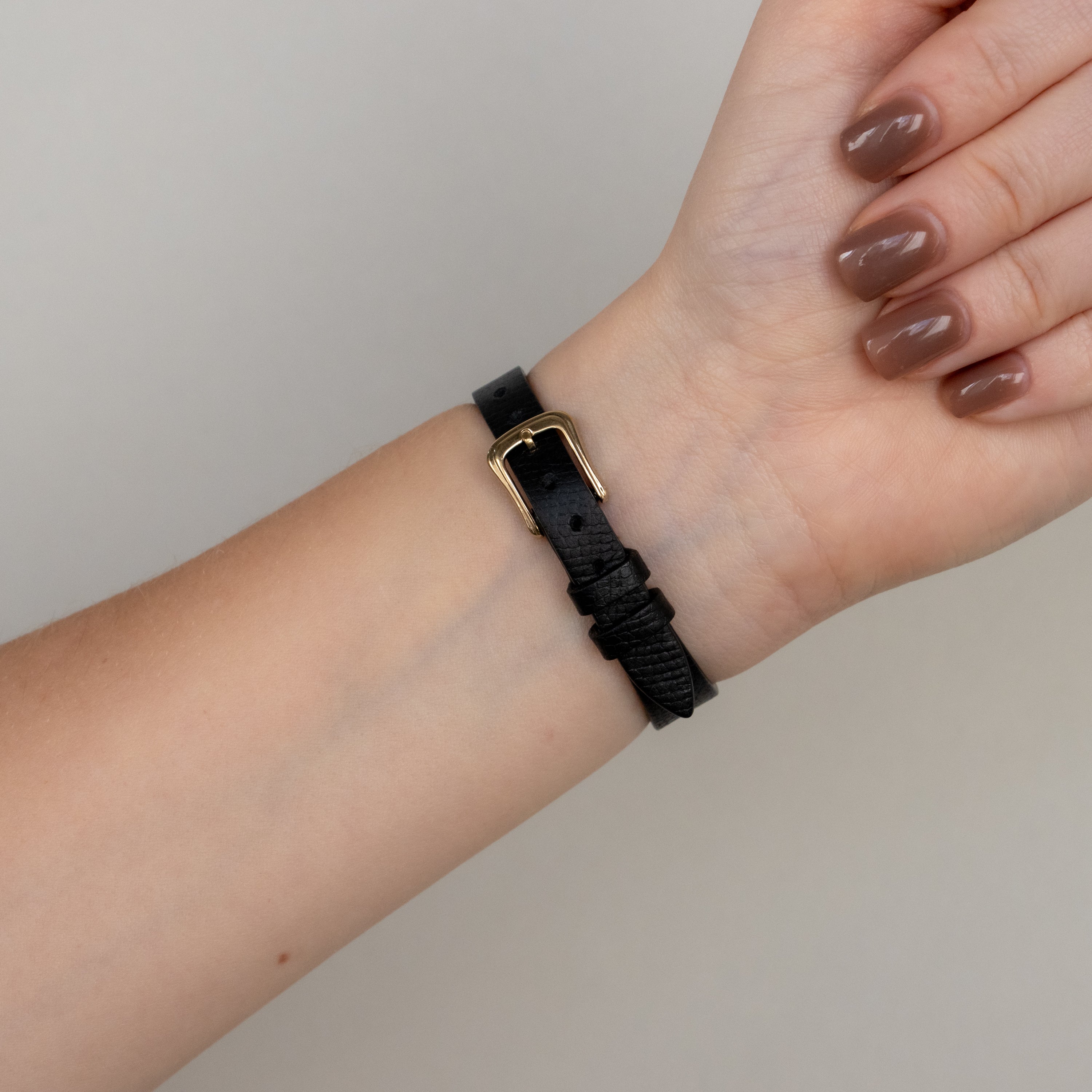 Rare Vintage Seiko Leather Straps Gold Watch