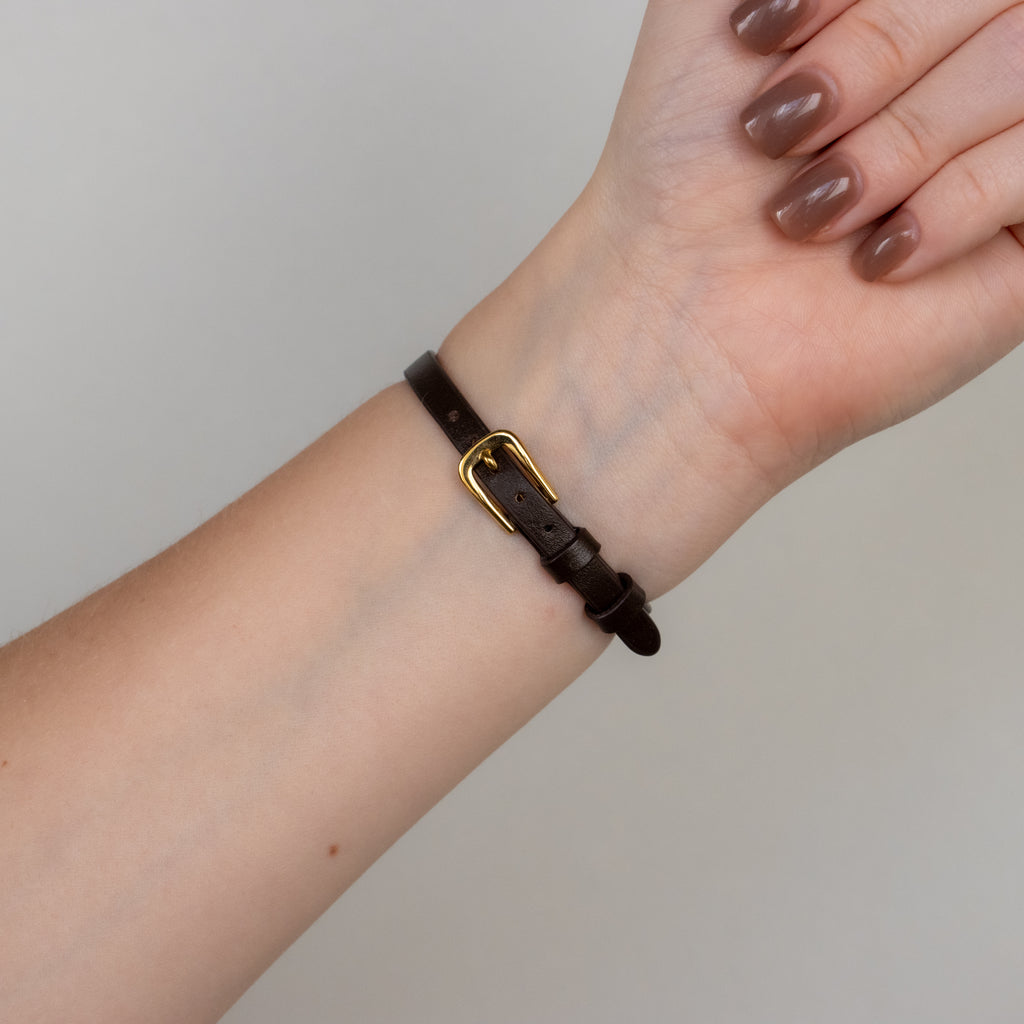 Vintage Rosemont Swiss Square Straps Gold Watch