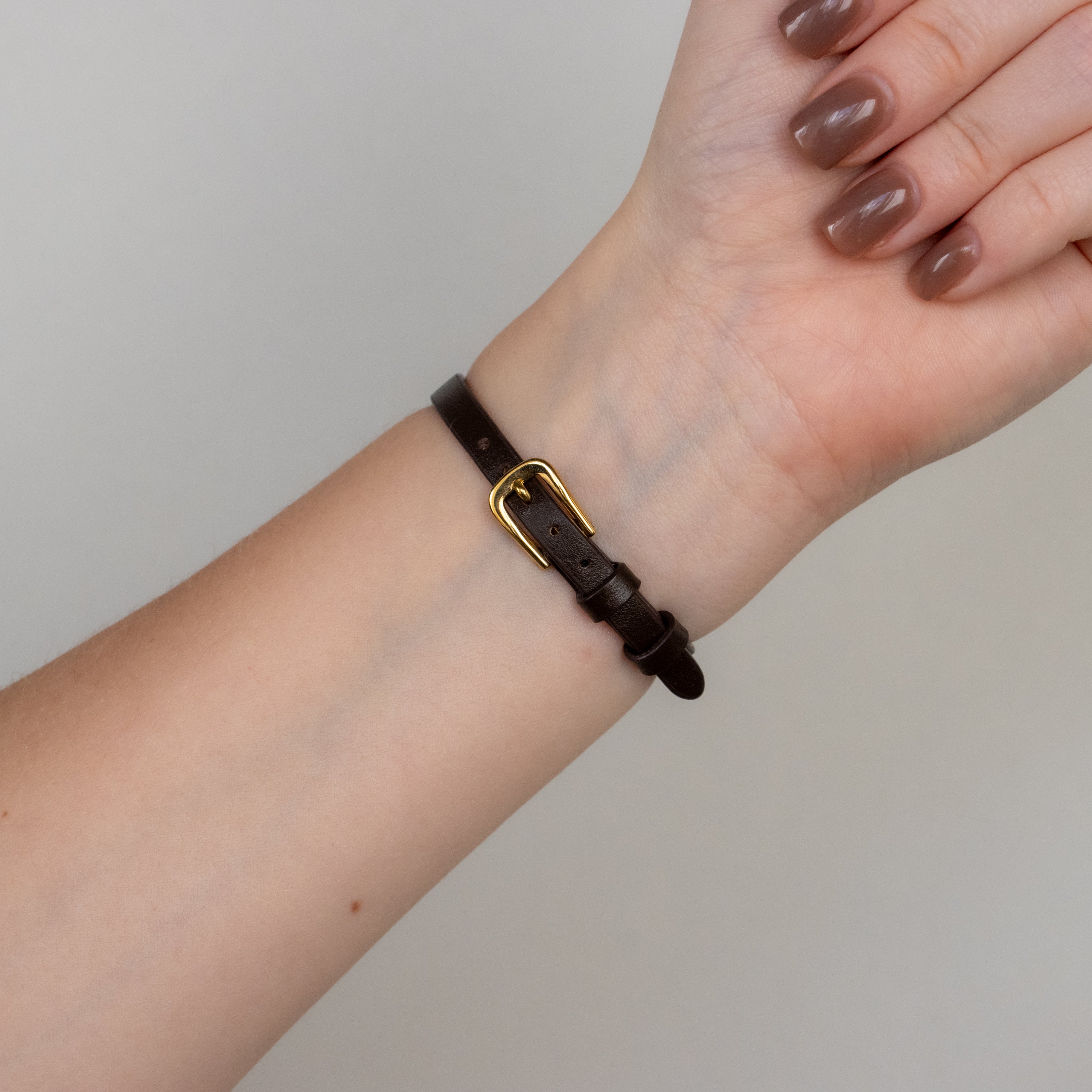 Vintage Rosemont Swiss Square Straps Gold Watch