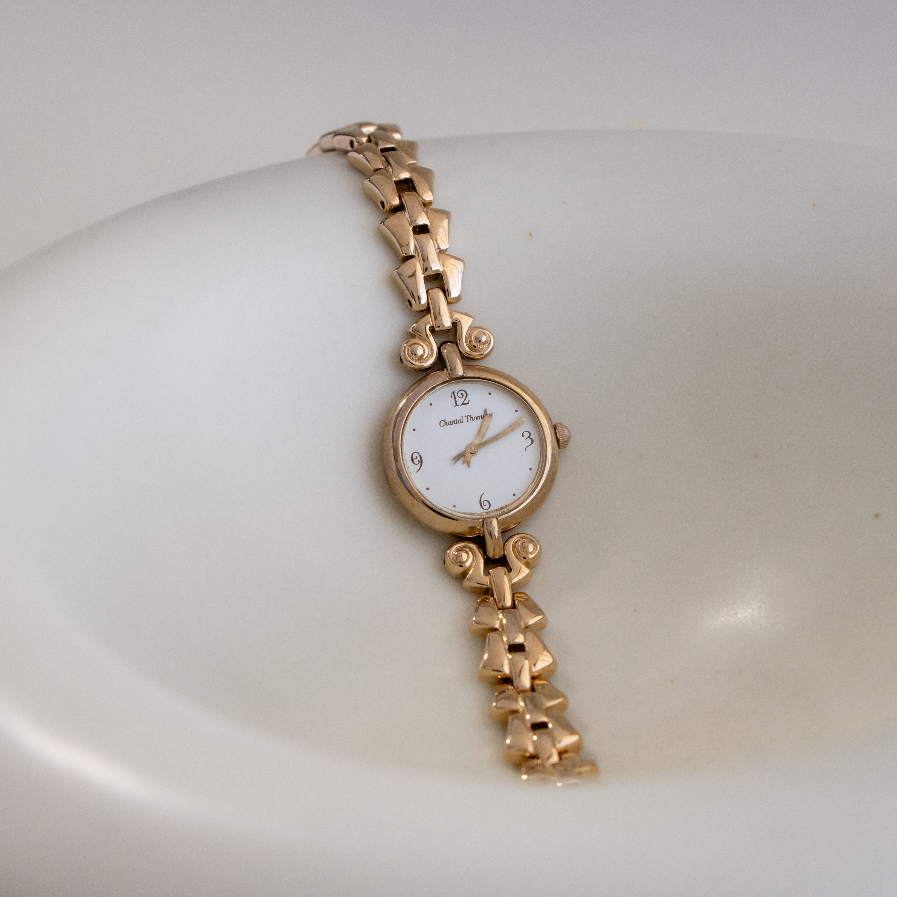 Vintage Chantal Thomass Link Gold Watch