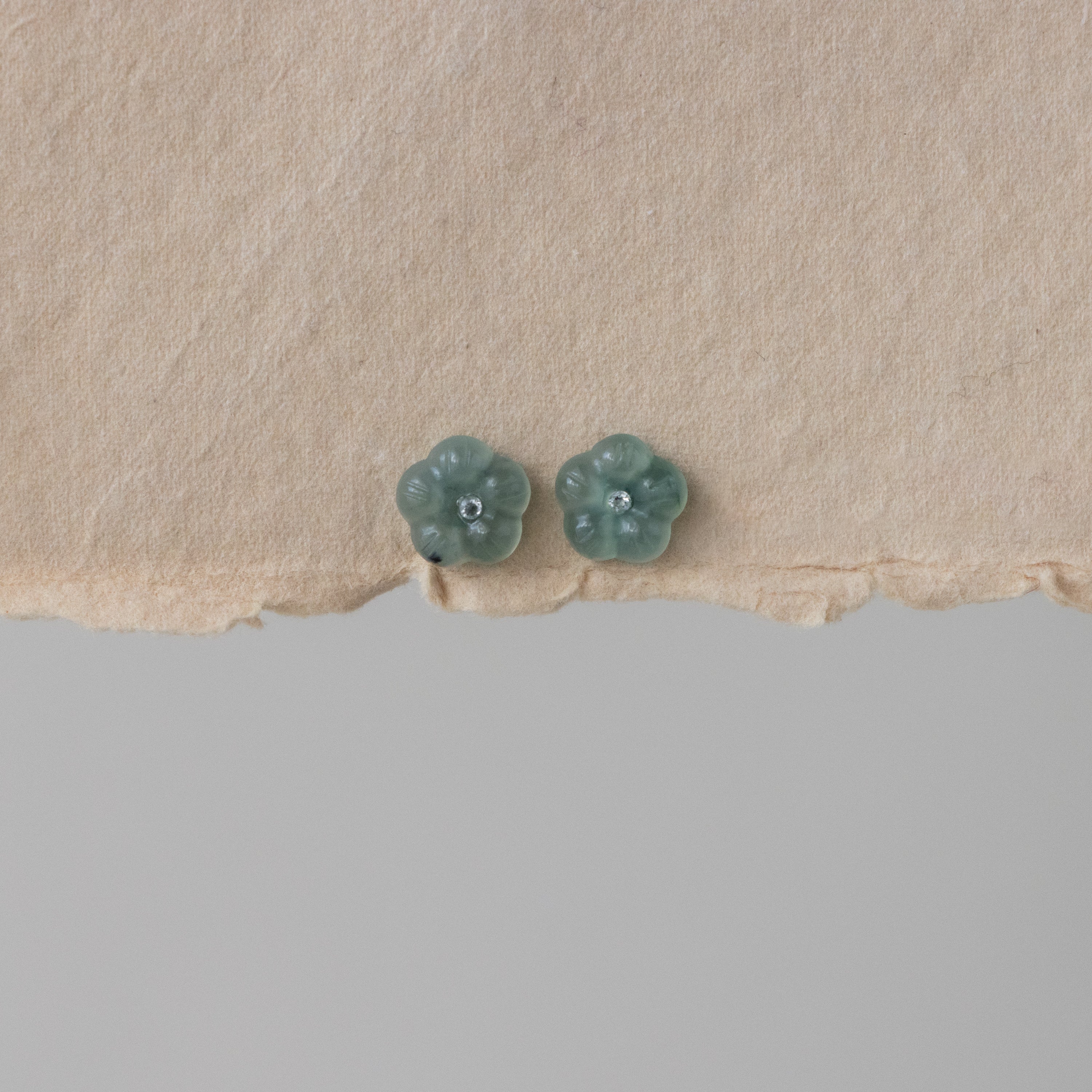 Jade Blossom Studs