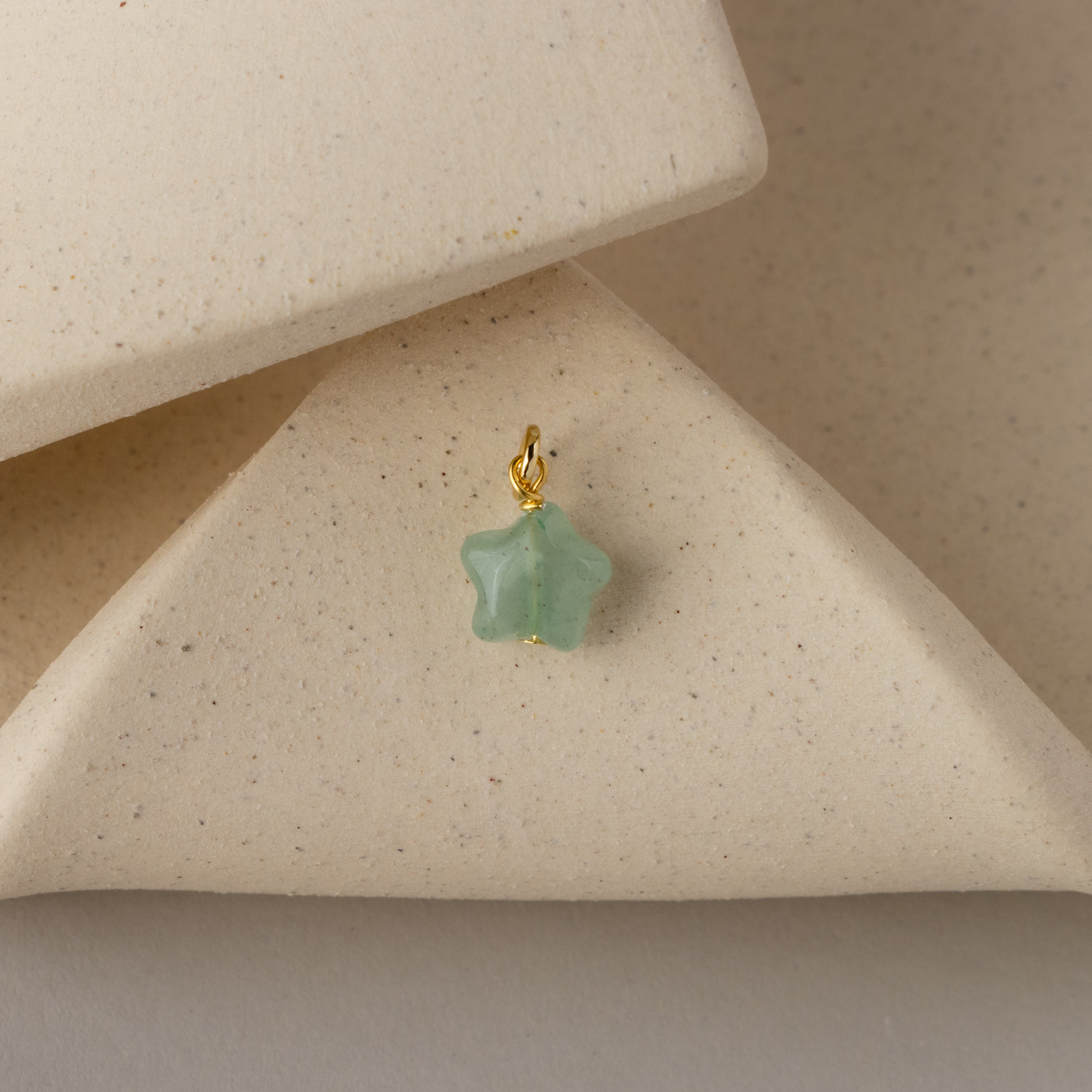 Aventurine Star Charm