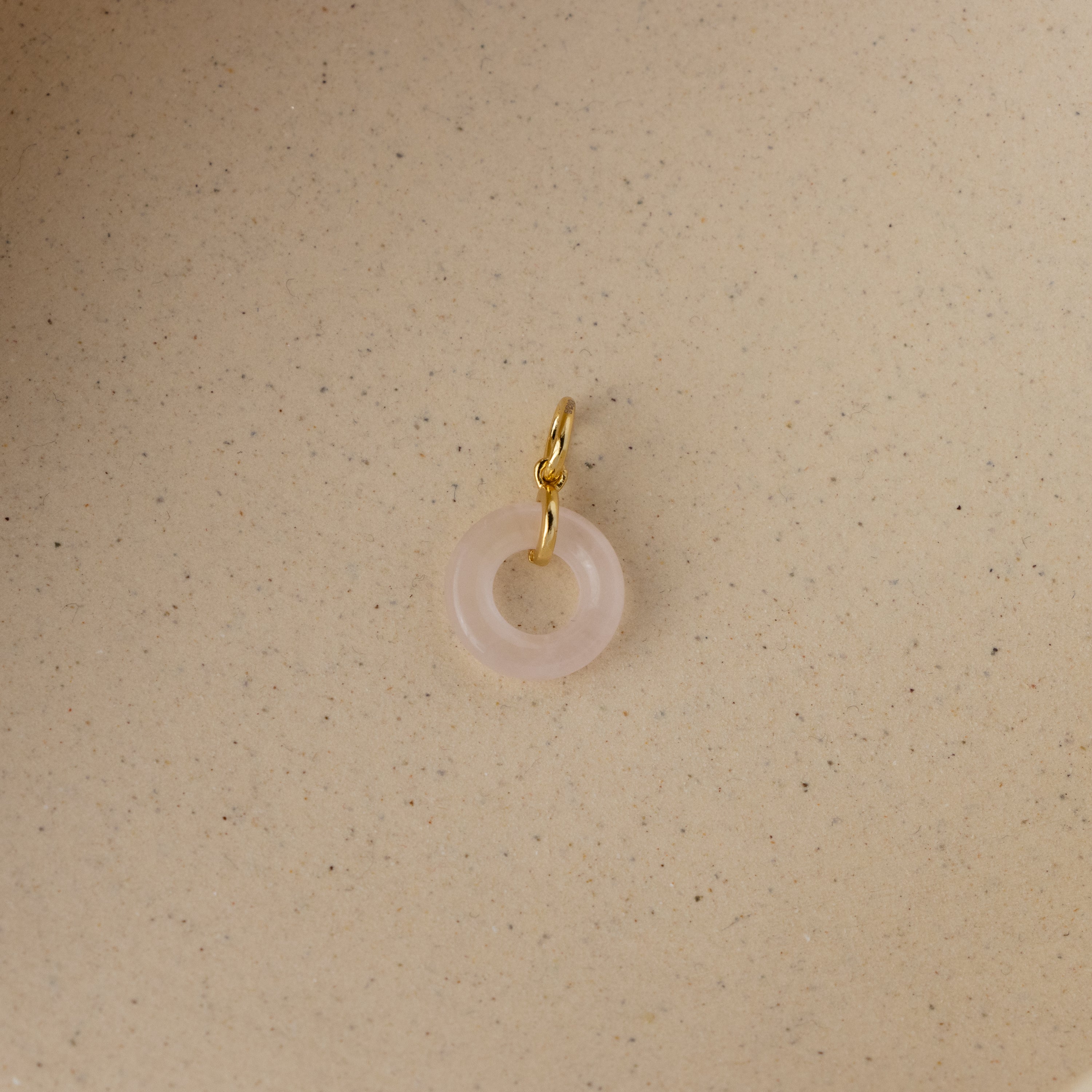 Pink Crystal Halo Charm