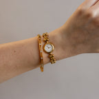 Vintage Citizen Puff Hearts Gold Watch