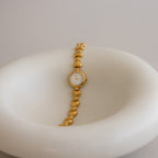 Vintage Citizen Puff Hearts Gold Watch