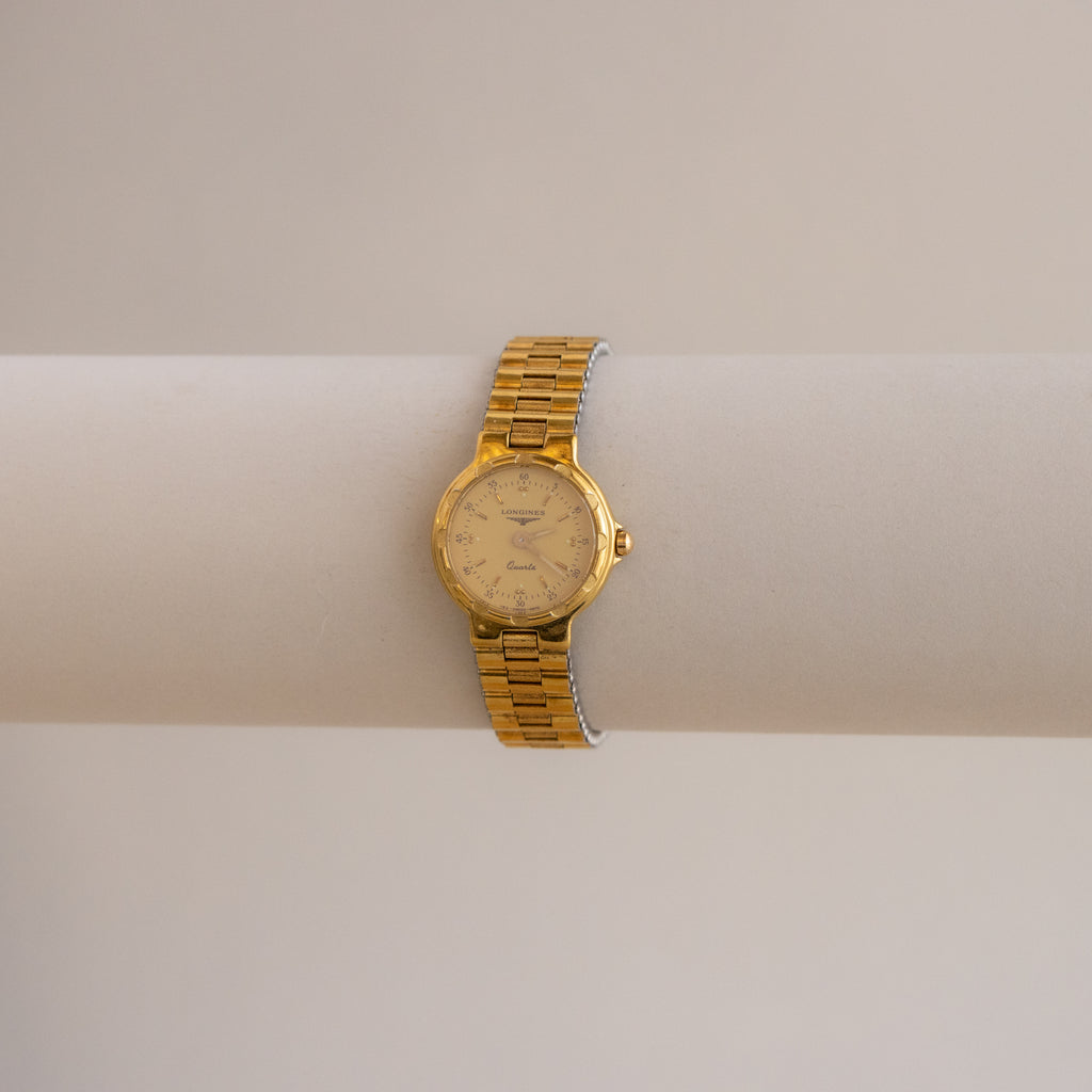 Vintage Longines Swiss Bold Gold Watch