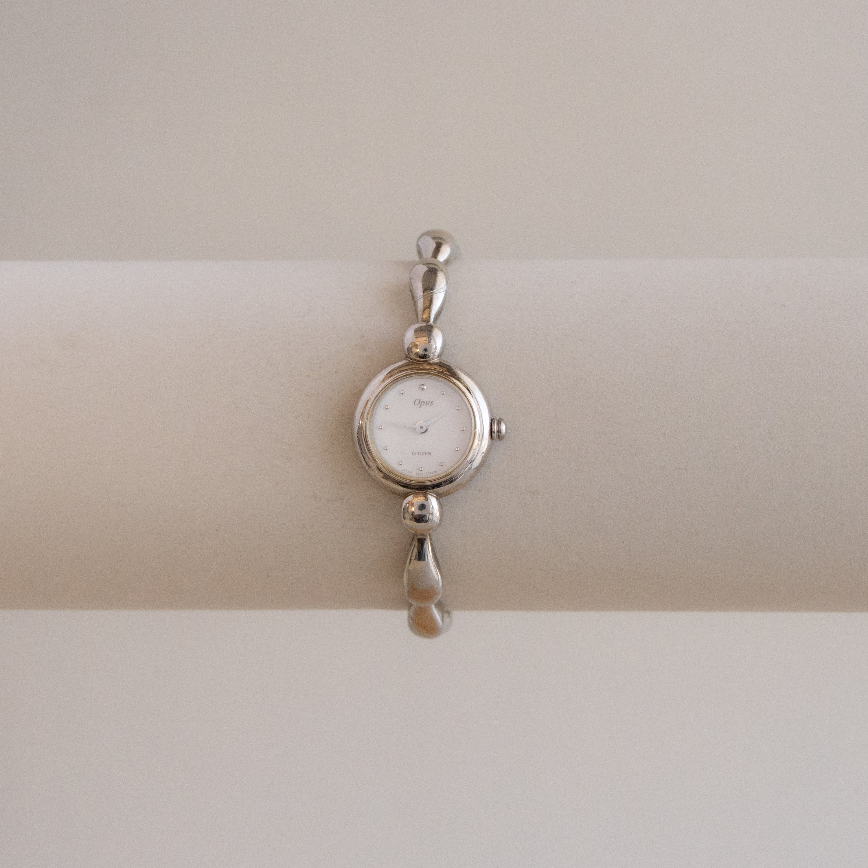 Vintage Citizen Opus Teardrop Silver Watch