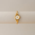 Vintage Junghans Swiss Round Rope Gold Watch