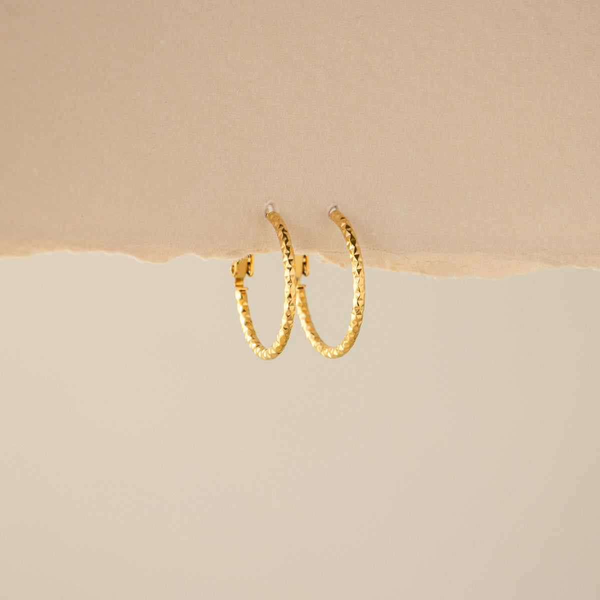 Skinny Notched Hoops