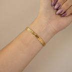 Vintage Hanae Mori Franklin Mint Butterfly Gold Watch