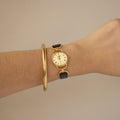 Vintage Gucci Swiss Stirrup Lug Gold Watch