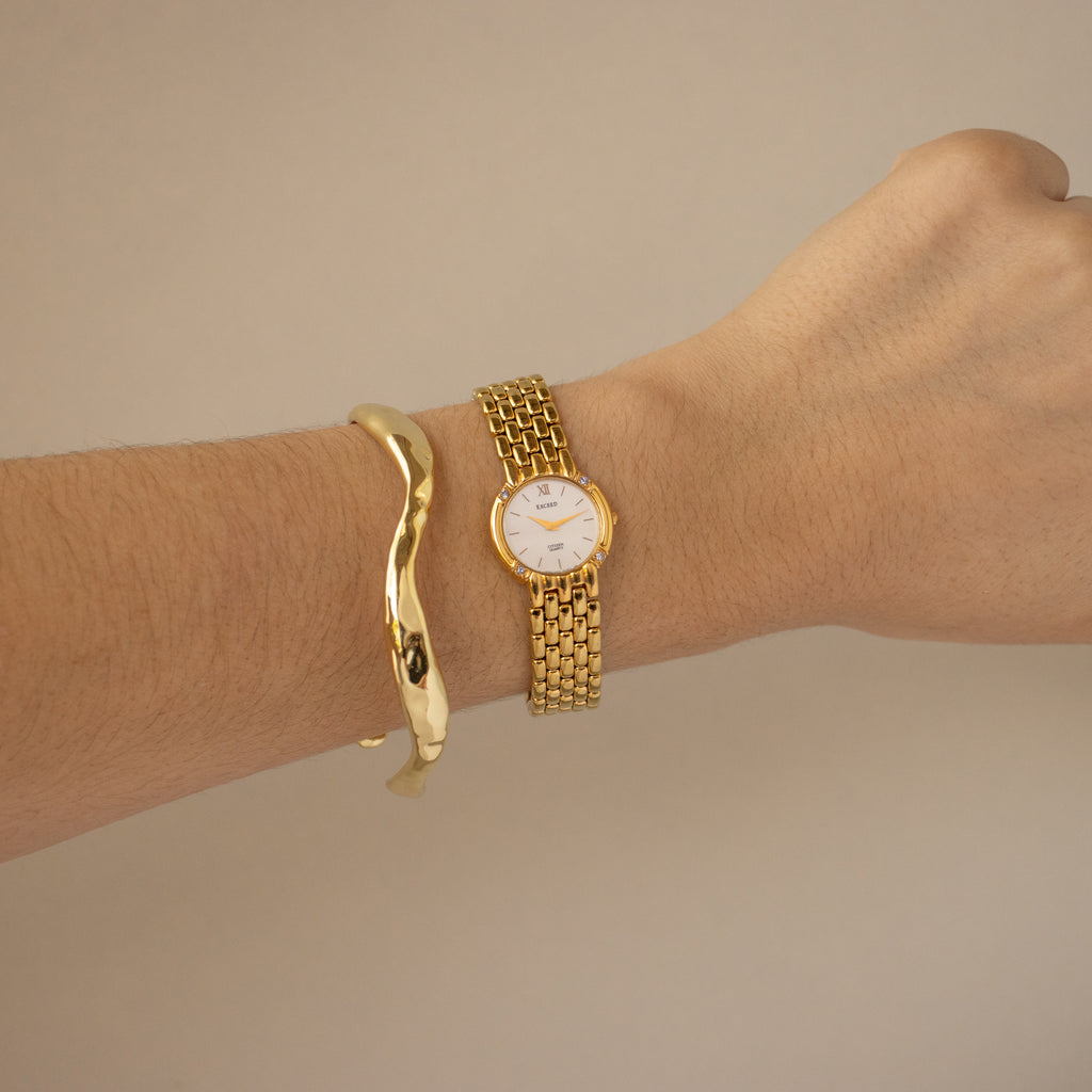 Vintage Citizen Exceed Diamond Gold Watch