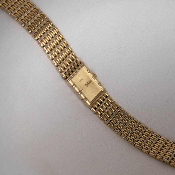 Vintage Seiko Slim Gold Tone Watch