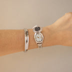 Vintage IEI Victorian Locket Silver Watch