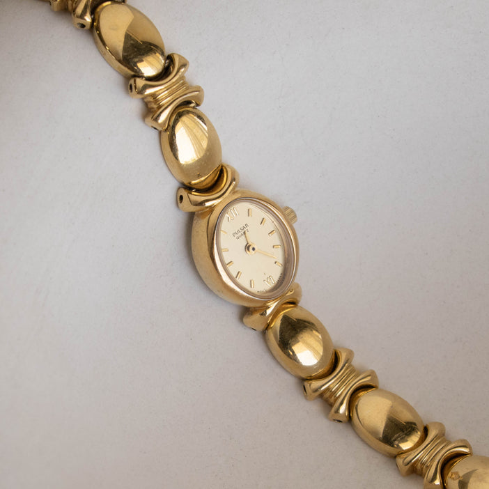 Vintage Pulsar Gold Tone Watch