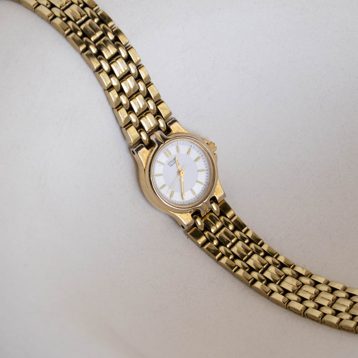 Vintage Citizen Quartz Gold Tone Watch