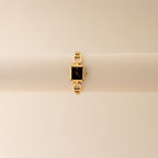 Vintage Citizen Midnight Slim Chainlink Gold Watch