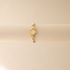 Vintage Dana Diamond Shell Two Tone Watch