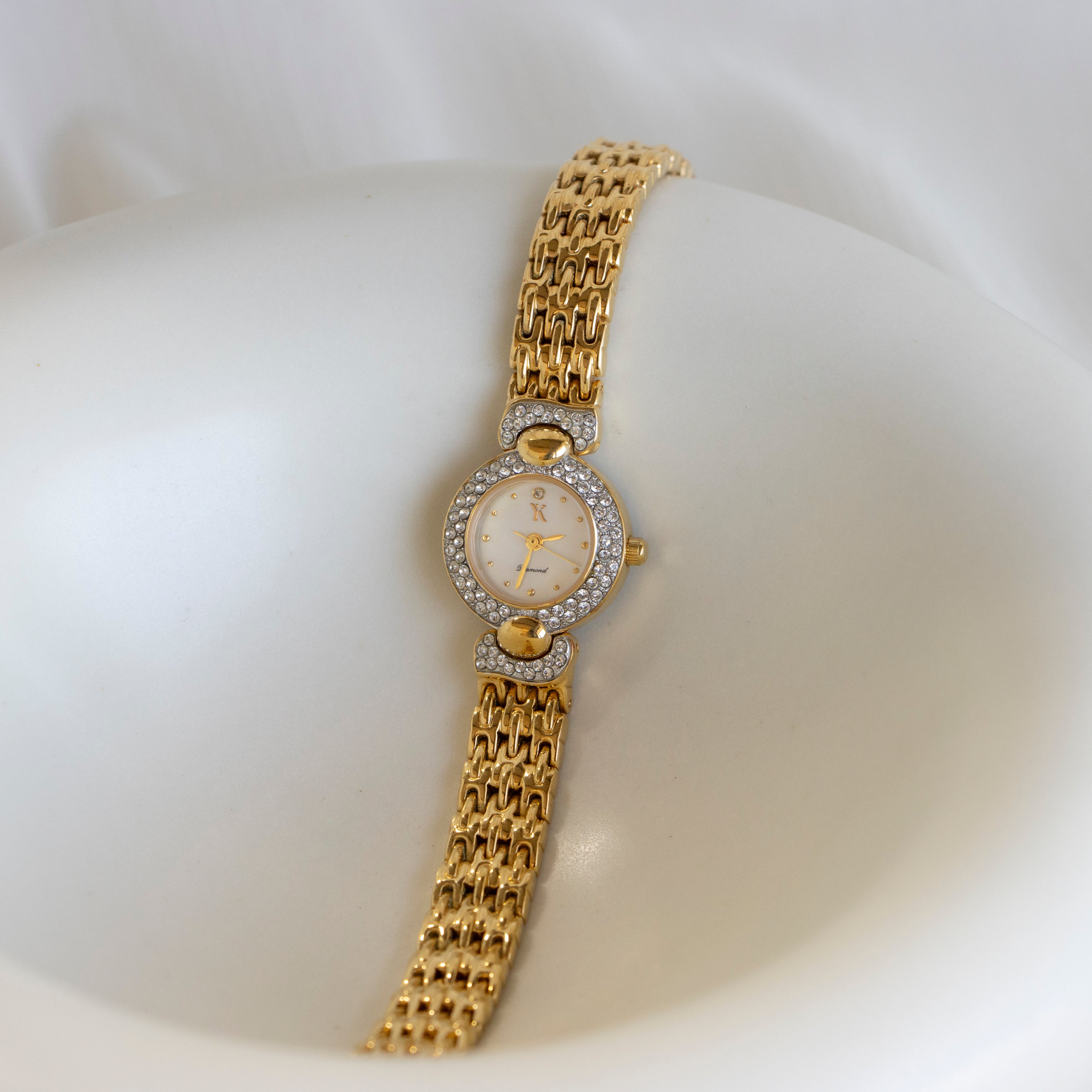 Vintage Yukiko Kimijima Gold Watch