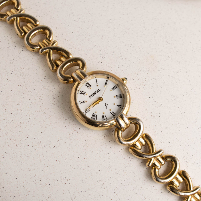 Vintage Fossil Gold Tone Watch