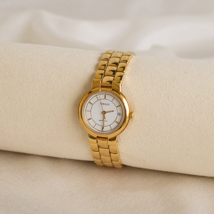 Vintage Tissot Swiss Seastar Gold Watch