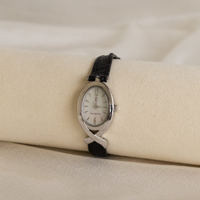 Vintage Roberta di Camerino Pearl Silver Watch