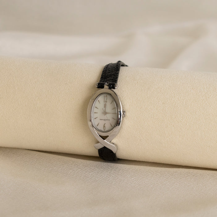 Vintage Roberta di Camerino Oval Silver Watch